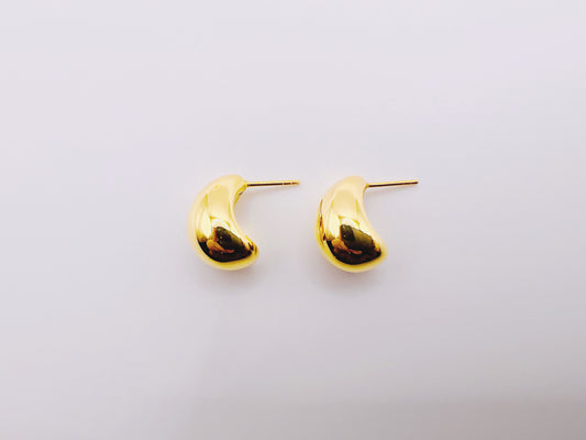 18K Gold - Ball Stud Earrings