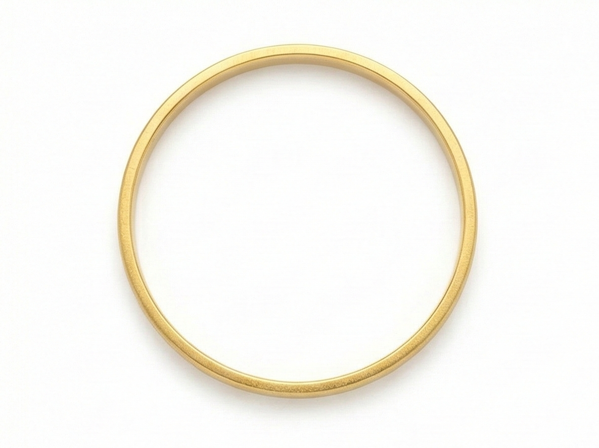 【ZLBR009】Square Narrative · Heritage Gold-Wrapped Silver Bangle