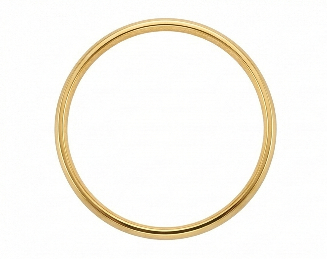 【ZLBR011】Ancient Heart Sutra Gold-Over-Silver Bangle